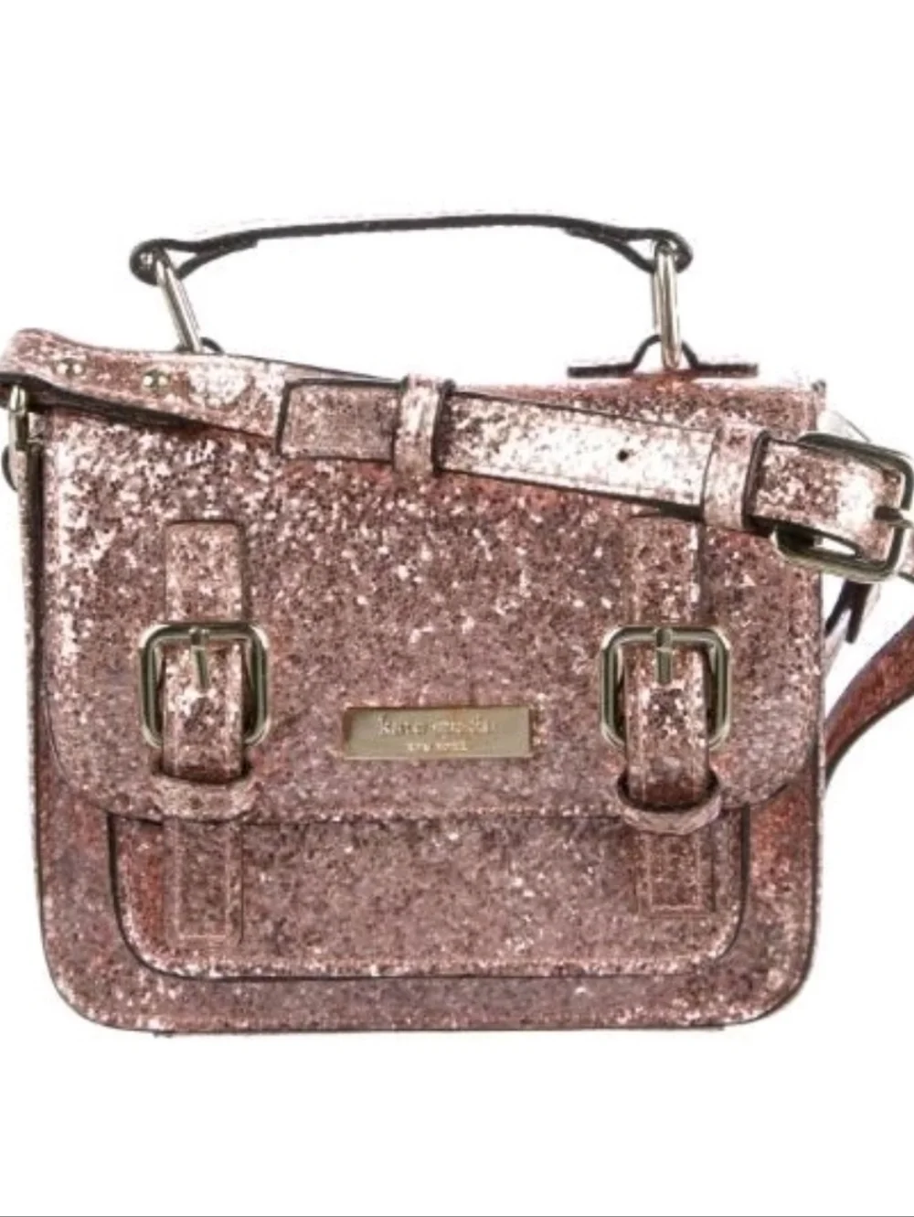 Kate Spade Girls Glitter Scout Crossbody Bag